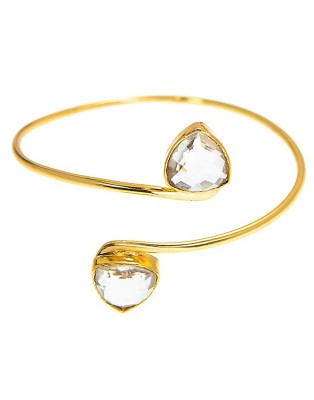 Bangle_D Clear Quartz