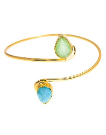 Bangle_D Green_Turquoise