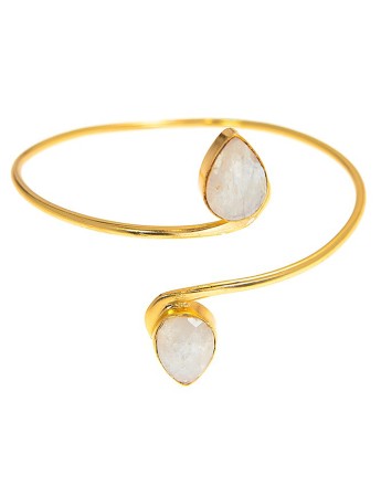 Bangle_D Moon Stone