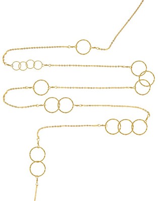 L Necklace_ gold circle