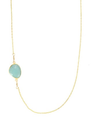 Necklace_sway_green Chalcedony